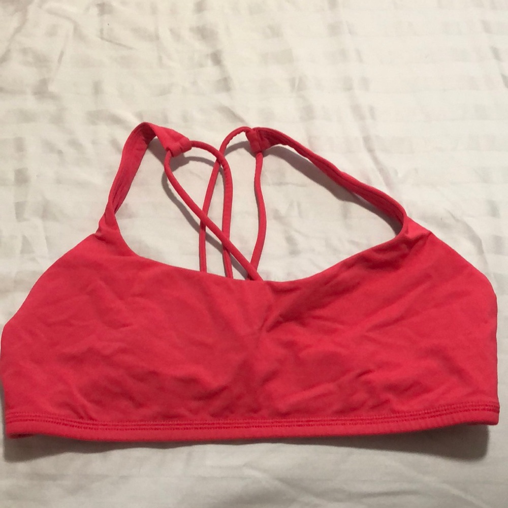Fuschia LuLu Lemon Sports Bra